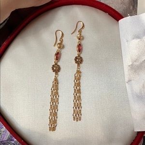 18k gold filled earrings